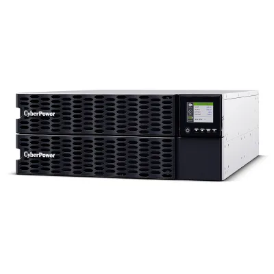 CYBERPOWER - OL10KRTHD - 10KVA/10KW, High Density, Online Double-Conversion, PF=1, 4U rack/tower, 200-240V Input Hardwire, 200-240V Output, 4 NEMA L6-20R, 2 NEMA L6-30R, Color Matrix LCD, USB, Serial, EPO, Optional RMCARD205, 3 year warranty