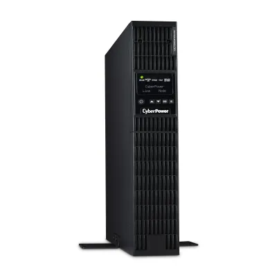 CYBERPOWER - OL1500RTXL2UN - 1500VA/1350W, 0.9PF, Pure Sine Wave, 2U, NEMA 5-15P, 10 ft cord, 8 NEMA 5-15R, USB, Serial, RMCARD205 pre-installed, Relay, EPO, PowerPanel Business Edition software, 3 year warranty