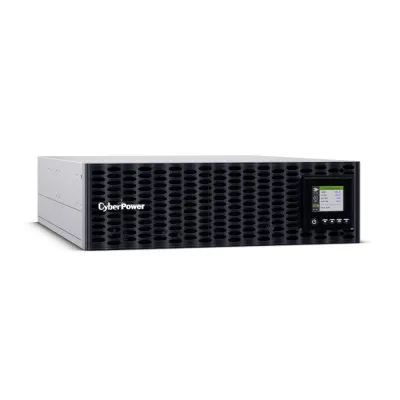 CYBERPOWER - OL5KRTHDL - 5KVA/5KW, High Density, Long Run Time, Online Double-Conversion, PF=1, 3U rack/tower, 200-240V pre-installed Input Power Cord w/HW Option, 200-240V Output, 2 NEMA L6-20R, 2 NEMA L6-30R, Color Matrix LCD, USB, Serial, EPO, RMC