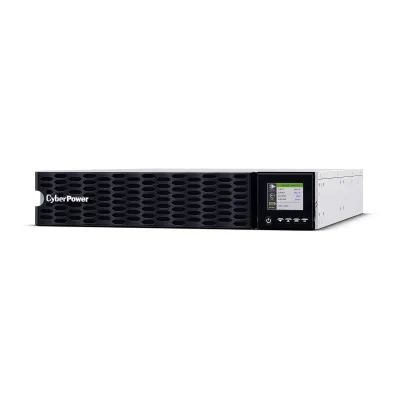 CYBERPOWER - OL5KRTHD - 5KVA/5KW, High Density, Online Double-Conversion, PF=1, 2U rack/tower, 200-240V Input Hardwire w/Power Cord Option, 200-240V Output, 2 NEMA L6-20R, 2 NEMA L6-30R, Color Matrix LCD, USB, Serial, EPO, RMCARD205 pre-installed, 3 