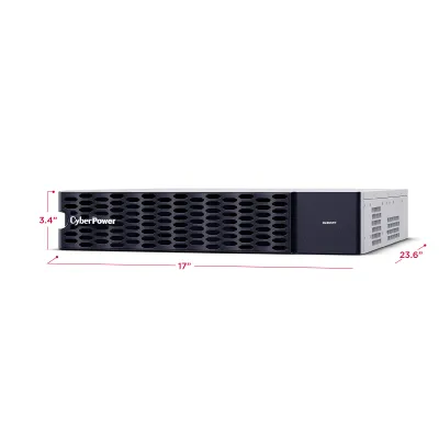 CYBERPOWER - OL5KSTF - 5KVA/5KW 208V to 120V Step-down Transformer, 2U RT convertible, (12) NEMA 5-20R outlets, and 3-year warranty