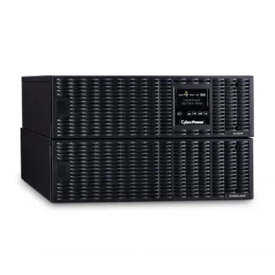 CYBERPOWER - OL6KRT - 6KVA/5.4KW, online double-conversion UPS, Sine wave output, 6U rack/tower convertible, 200-240V input and output, 10ft NEMA L6-30P input power cord, (2) NEMA L6-20R and (2) NEMA L6-30R outlets, LCD control panel, RMCARD205 pre-i