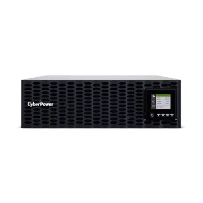 CYBERPOWER - OL6KRTHDL - 6KVA/6KW, High Density, Long Run Time, Online Double-Conversion, PF=1, 3U rack/tower, 200-240V Input Power Cord w/HW Option, 200-240V Output, 2 NEMA L6-20R, 2 NEMA L6-30R, Color Matrix LCD, USB, Serial, EPO, RMCARD205 pre-ins