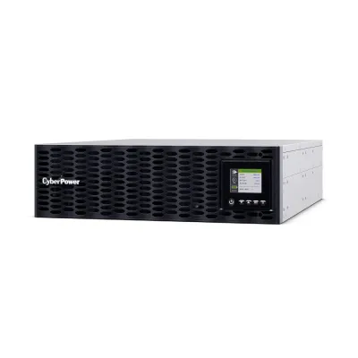 CYBERPOWER - OL6KRTHDL - 6KVA/6KW, High Density, Long Run Time, Online Double-Conversion, PF=1, 3U rack/tower, 200-240V Input Power Cord w/HW Option, 200-240V Output, 2 NEMA L6-20R, 2 NEMA L6-30R, Color Matrix LCD, USB, Serial, EPO, RMCARD205 pre-ins
