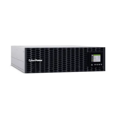 CYBERPOWER - OL6KRTHDL - 6KVA/6KW, High Density, Long Run Time, Online Double-Conversion, PF=1, 3U rack/tower, 200-240V Input Power Cord w/HW Option, 200-240V Output, 2 NEMA L6-20R, 2 NEMA L6-30R, Color Matrix LCD, USB, Serial, EPO, RMCARD205 pre-ins