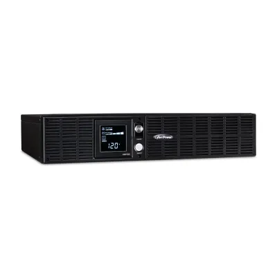 CYBERPOWER - OR1500LCDRT2U - 1500VA/900W, Simulated Sine Wave, 2U, NEMA 5-15P, 10 ft cord, 8 NEMA 5-15R, USB, Serial, SNMP, PowerPanel Business Edition software, Yes, 3 year warranty