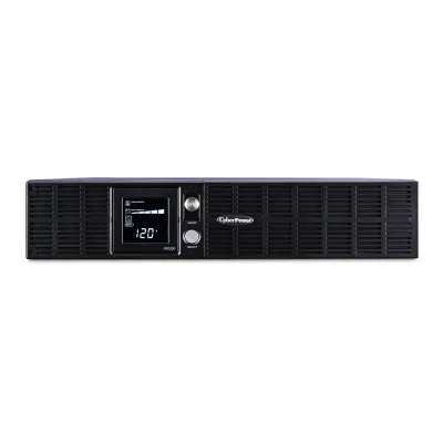 CYBERPOWER - OR2200LCDRT2U - 2200VA/1320W, Simulated Sine Wave, 2U, NEMA 5-20P (right angle), 10 ft cord, 8 NEMA 5-20R, USB, Serial, SNMP, PowerPanel Business Edition software, Yes, 3 year warranty