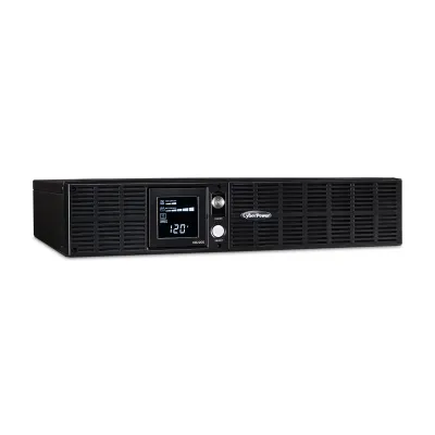 CYBERPOWER - OR2200LCDRT2U - 2200VA/1320W, Simulated Sine Wave, 2U, NEMA 5-20P (right angle), 10 ft cord, 8 NEMA 5-20R, USB, Serial, SNMP, PowerPanel Business Edition software, Yes, 3 year warranty