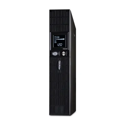 CYBERPOWER - OR2200LCDRT2U - 2200VA/1320W, Simulated Sine Wave, 2U, NEMA 5-20P (right angle), 10 ft cord, 8 NEMA 5-20R, USB, Serial, SNMP, PowerPanel Business Edition software, Yes, 3 year warranty