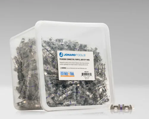 Jonard Tools - PAB-CP - Picabond Connector, Purple, (Box of 1000)