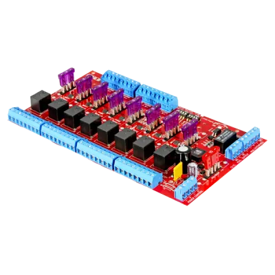 SECO-LARM - PD-8BTQ - 8-Channel Access Power Controller Board, 12~24 VAC/VDC, 10 Amp