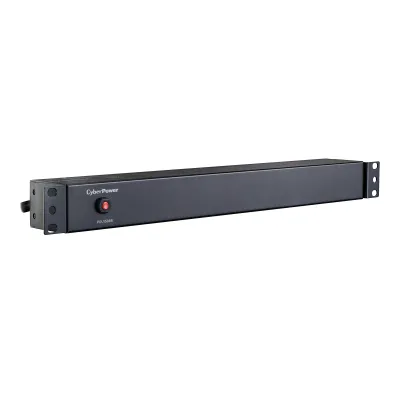 Cyber Power - PDU15B8R - 15A (Derated to 12A), 120 V, 50Hz/60Hz, NEMA 5-15P plug, 8 NEMA 5-15R, 1U Rackmount, 15 ft Cord, Limited lifetime warranty