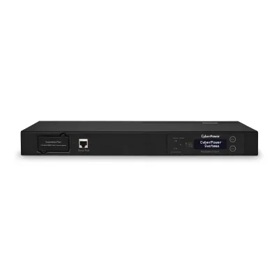 Cyber Power - PDU20MHVT10AT - 20A (Derated to 16A), 100 - 120 V, 2 x NEMA L6-20P plug, 10 rear, 10 IEC-320 (8) C13 / (2) C19 Outlets, 1U Rackmount, 10 ft cord