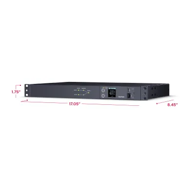 Cyber Power - PDU24004 - Single Phase 200 - 240 VAC 15A Metered ATS PDU