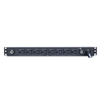 Cyber Power - PDU30BT8F8R - 30A (Derated to 24A), 120 V, 50Hz/60Hz, NEMA L5-30P plug, 16 NEMA 5-20R, 1U Rackmount, 12 ft cord