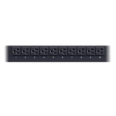 CYBERPOWER - PDU31116 - 15A (Derated to 12A), 100 - 120 V, 50Hz/60Hz, NEMA 5-15P plug, 20 NEMA 5-15R, 0U Rackmount, 10 ft cord, 3 year warranty