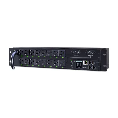 Cyber Power - PDU41003 - Switched PDU 30A 120V NEMA L5-30P input 16 NEMA 5-20R output 12ft cord 1U