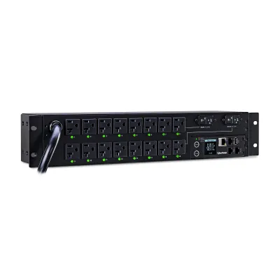 Cyber Power - PDU41003 - Switched PDU 30A 120V NEMA L5-30P input 16 NEMA 5-20R output 12ft cord 1U