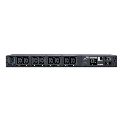 Cyber Power - PDU41004 - Switched Pdu, 15a (Derated To 12a), 100-240v, 50/60 Hz, 8 X Iec-320 C13 Outlets, Iec-320 C14 Plug, 10 Ft Cord, 1u Rackmount, Snmp, 3yr Warranty