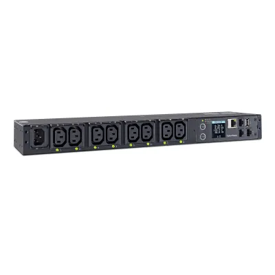 Cyber Power - PDU41004 - Switched Pdu, 15a (Derated To 12a), 100-240v, 50/60 Hz, 8 X Iec-320 C13 Outlets, Iec-320 C14 Plug, 10 Ft Cord, 1u Rackmount, Snmp, 3yr Warranty