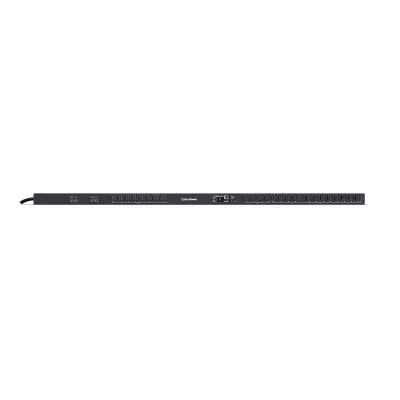 Cyber Power - PDU41102 - Switched PDU, 30A (Derated to 24A), 100-120V, 50/60 HZ, 24 x NEMA 5-20R Outlets, NEMA L5-30P Plug, 10 Ft Cord, 0U Rackmount, SNMP, 3Yr Warranty
