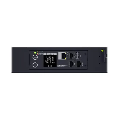 CYBERPOWER - PDU41116 - 15A (Derated to 12A), 120 V, 50Hz/60Hz, NEMA 5-15P plug, 16 NEMA 5-15R, 0U Rackmount, 10 ft cord, 3 year warranty