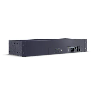 Cyber Power - PDU44003 - Switched ATS PDU, 30A (Derated to 24A), 100-120V, 2 x NEMA L5-30P Plug w/10 Ft Cord, 17 Outlets (16 x 5-20R + 1 x L5-30R), 2U Rackmount, 3 Year Warranty