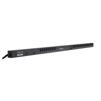 Cyber Power - PDU81102 - Metered-by-Outlet Switched PDU 30A 120V L5-30P Input (24) NEMA 5-20R Output 10ft