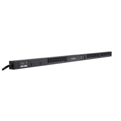 Cyber Power - PDU81105 - Metered-by-Outlet Switched PDU 30A 208V L6-30P Input (21) C13 (3) C19 Output 10ft Cord 0U 3yr Warranty