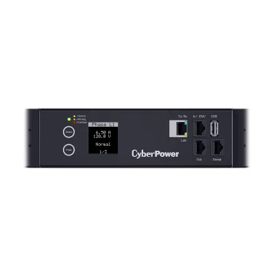 Cyber Power - PDU83104 - 3-Phase Switched MBO PDU, 200-240V/30A, 0U, (24) C13 + (6) C19, NEMA L21-30P