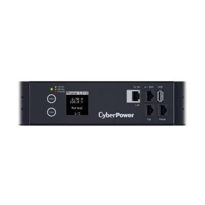 Cyber Power - PDU83107 - 3-Phase Switched MBO PDU, 200-240V/50A, 0U, (24) C13 + (6) C19, Hubbell CS8365C