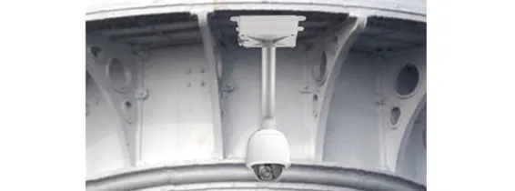 Lilin - PIH-520HB - Outdoor Pendant Bracket and Box for Outdoor PTZ Domes, Gray Color,  IPS4184, IPS4204, IPS4304, IPS8364