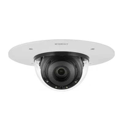 Hanwha - PND-A6081RF - 2MP Network AI IR Dome Camera, Max. 2MP resolution, Up to 120fps, 0.007Lux@F1.3 (Color), 0Lux (B/W, IR LED on), IR Viewable Length 40m(131.23ft), Wise IR, Day & Night (ICR), WDR (120dB), WiseNRⅡ (Using AI engine), H.265, H.264,