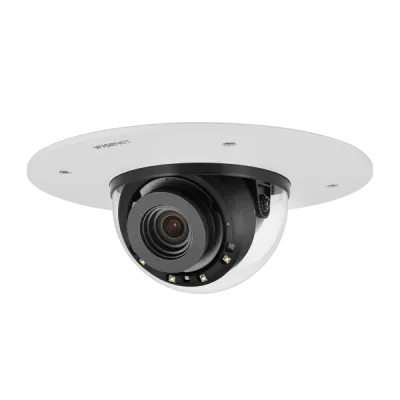 Hanwha - PND-A6081RF - 2MP Network AI IR Dome Camera, Max. 2MP resolution, Up to 120fps, 0.007Lux@F1.3 (Color), 0Lux (B/W, IR LED on), IR Viewable Length 40m(131.23ft), Wise IR, Day & Night (ICR), WDR (120dB), WiseNRⅡ (Using AI engine), H.265, H.264,
