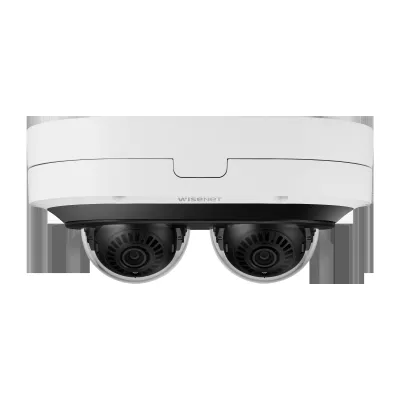Hanwha - PNM-12082RVD - 6MP X 2 IR Outdoor Dome Camera