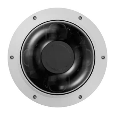 Hanwha - PNM-9084QZ1 - 2MP X 4 Sensors Network Vandal Ooutdoor Wisenet P Series Dome Camera, 3.0~6.0mm Lens