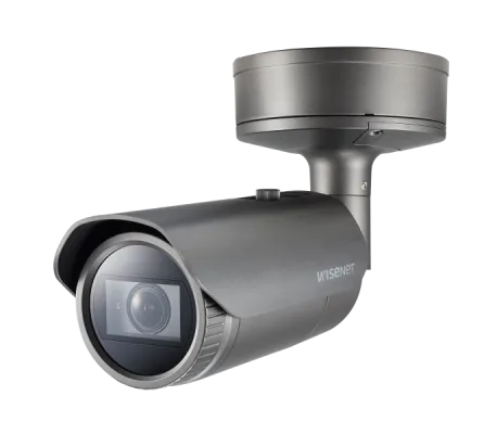 Hanwha - PNO-A9081R - 4K Network AI IR Bullet Camera, 4.5~10mm Motorized Varifocal Lens