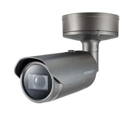 Hanwha - PNO-A9081RLP - 4K IR Bullet AI Camera with Wisenet Road