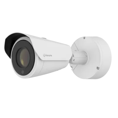 Hanwha - PNO-A9311RLP - 4K Low- Moderate Speed Dedicated LPR Bullet Camera with Wisenet Road AI