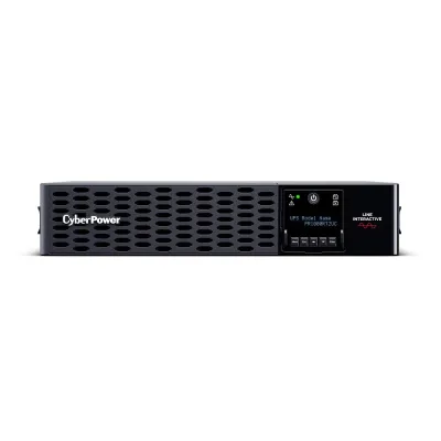 CYBERPOWER - PR1000RT2UC - 1000VA/1000W, Sine Wave, 2U, NEMA 5-15P, 10 Ft Cord, 8 NEMA 5-15R, USB, Serial, SNMP, Relay, EPO, PowerPanel Business Edition software, Built-in Cloud Monitoring, 3 Year Warranty