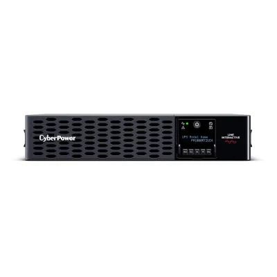 CYBERPOWER - PR1000RT2UCN - 1000VA/1000W, Sine Wave, 2U, NEMA 5-15P, 10 Ft Cord, 8 NEMA 5-15R, USB, Serial, SNMP, Relay, EPO, PowerPanel Business Edition software, Includes RMCARD205, Cloud monitoring, 3 Yr Warranty