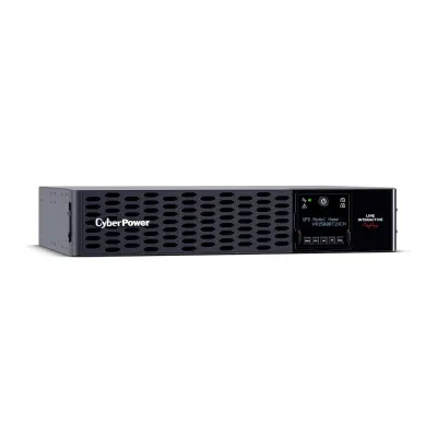 CYBERPOWER - PR1500RT2UCN - 1500VA/1500W, Sine Wave, 2U, NEMA 5-15P, 10 Ft Cord, 8 NEMA 5-15R, USB, Serial, SNMP, Relay, EPO, PowerPanel Business Edition software, Pre-installed RMCARD205, Built-in Cloud Monitoring, 3 Year Warranty