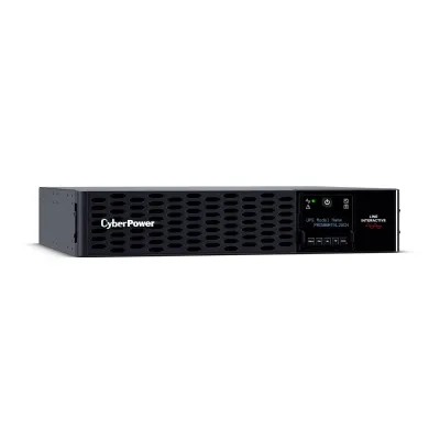CYBERPOWER - PR1500RTXL2UCN - 1500VA/1500W, Sine Wave, 2U, NEMA 5-15P, 10 Ft Cord, 8 NEMA 5-15R, USB, Serial, SNMP, Cloud, Relay, EPO, PowerPanel Business Edition software, Pre-installed RMCARD205, Accepts EBM BP48VP2U02, 3 Yr Warranty