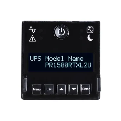 CYBERPOWER - PR1500RTXL2UTAA - 1500VA/1500W, Sine Wave, 2U, NEMA 5-15P, 10 Ft Cord, 8 NEMA 5-15R, USB, Serial, SNMP, Relay, EPO, PowerPanel Business software, Accepts EBM BP48VP2U02TAA, 3 Yr Warranty, TAA Compliant