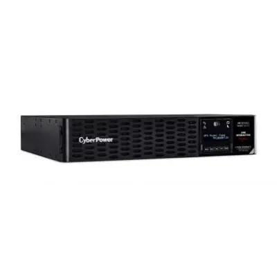 Cyber Power - PR2000RT2U - 2000VA/2000W, Sine Wave, 2U, NEMA 5-20P, 10 Ft Cord, 8 NEMA 5-20R, USB, Serial, SNMP, Relay, EPO, PowerPanel Business Edition software, 3 Year Warranty