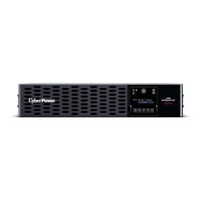 CYBERPOWER - PR2000RT2UCN - 2000VA/2000W, Sine Wave, 2U, NEMA 5-20P, 10 Ft Cord, 8 NEMA 5-20R, USB, Serial, SNMP, Cloud, Relay, EPO, PowerPanel Business Edition software, Pre-installed RMCARD205, 3 Year Warranty