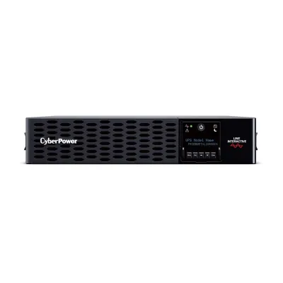 CYBERPOWER - PR3000RTXL2UHVACN - 3000VA/3000W, Sine Wave, 2U, NEMA L5-30P, 10 Ft Cord, 8 NEMA 5-20R +1 NEMA L5-30R, USB, Serial, SNMP, Relay, EPO, PowerPanel Business Edition software, Built-in Cloud, Accepts EBM BP48VP2U03, Pre-installed RMCARD205, 