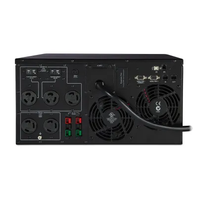 CYBERPOWER - PR5000LCDRTXL5U - 5000VA/4000W, Pure Sine Wave, 5U, NEMA L6-30P, 10 ft cord, USB, Serial, SNMP, Relay, EPO, PowerPanel Business Edition software, Yes, 3 year warranty