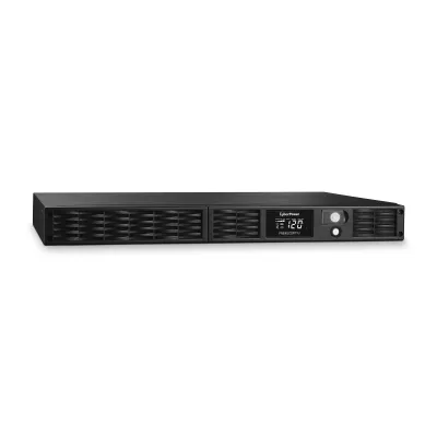 CYBERPOWER - PR500LCDRT1U - 500VA/400W, Pure Sine Wave, 1U, NEMA 5-15P, 10 ft cord, USB, Serial, SNMP, Relay, EPO, PowerPanel Business Edition software, Yes, 3 year warranty
