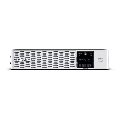 CYBERPOWER - PRL1500RT2UC - 1500VA/1500W, Sine Wave, 2U, NEMA 5-15P, 10 Ft Cord, 8 NEMA 5-15R, USB, Serial, SNMP, Cloud card, Relay, EPO, Lithium, PowerPanel Business Edition software, 5 Year Warranty